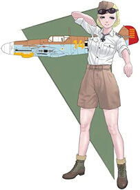 ファインモールド 1/35 歴装ヲトメシリーズ Rosa(ローザ) w/Bf109 F-4 trop(1/72スケール) プラモデル HC8【沖縄県へ発送不可です】