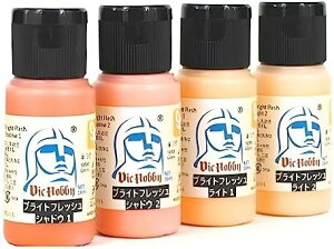 VICホビー(Vic Hobby) ブライトフレッシュ カラーセット 模型用塗料 VICSV460【沖縄県へ発送不可です】