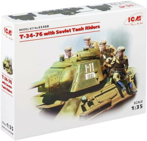 ICM 1/35 \rGgR T-34/76 ԓ4̕t vf 35368yꌧ֔słz