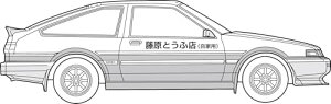 1/24 DV[Y No.001 gmO^1600GT APEXAE86C vfyꌧ֔słz