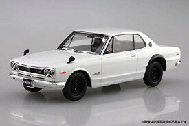 青島文化教材社 1/32 ザ・スナップキットシリーズ ニッサン スカイライン 2000GT-R ホワイト 色分け済みプラモデル 09-B【沖縄県へ発送不可です】