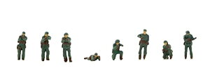 トミーテック 1/144 ジオコレ・コンバットシリーズ DCMA02 歩兵セットB 塗装済みプラモデル 318132【配送日時指定不可】