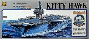 マイクロエース 1/800 戦艦・空母シリーズ No.6 アメリカ海軍 空母 キティホーク プラモデル【沖縄県へ発送不可です】