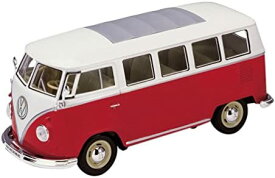 WELLY 1/24 VW T1 バス 1963 レッド 完成品【沖縄県へ発送不可です】