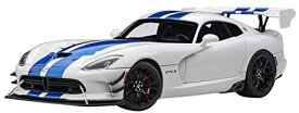 AUTOart 1/18 ダッジ バイパー GTS-R コメモラティブ エディション ACR パール・ホワイト/ブルー・ストライプ 完成品 71731【沖縄県へ発送不可です】