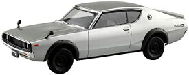 青島文化教材社 1/32 ザ・スナップキットシリーズ ニッサン C110スカイラインGT-R シルバー 色分け済みプラモデル 18-A【沖縄県へ発送不可です】