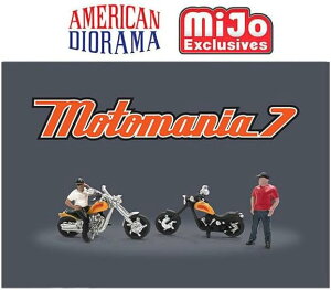 AD-76520MJ �^�[�}�b�N���[�N�X 1/64 Figure Set - Motomania 7 Chopper Biker�y���ꌧ�֔����s�ł��z