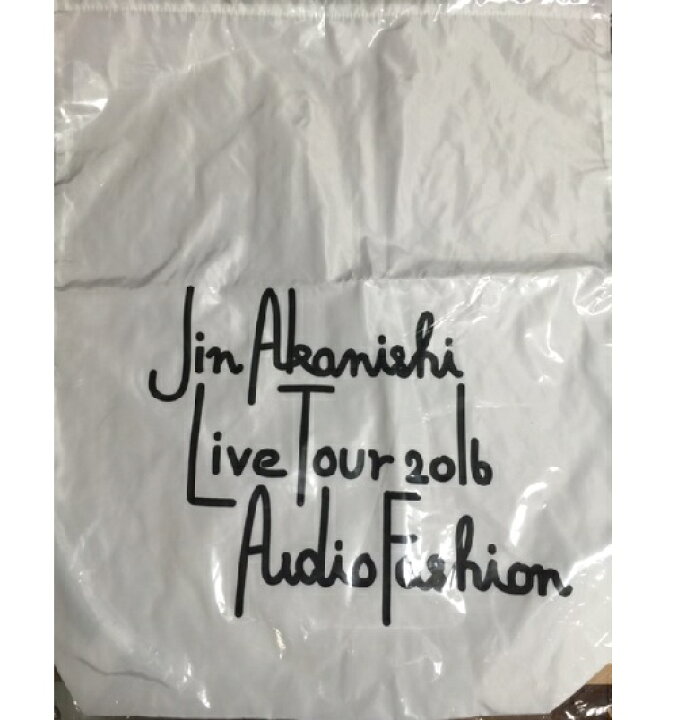 楽天市場】 【新品】赤西仁・【ナップサック】・・JIN AKANISHI LIVE 