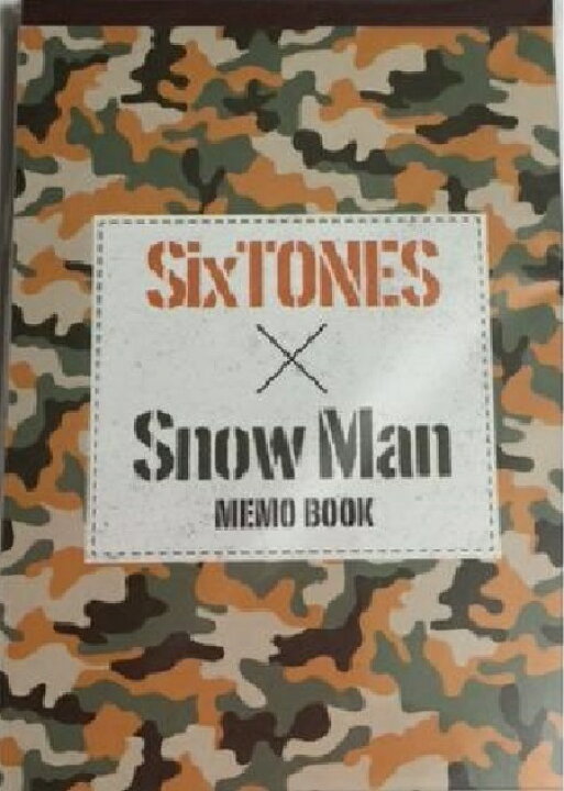 楽天市場】【新品】少年たち・【メモ帳】・・Snowman SixTones 