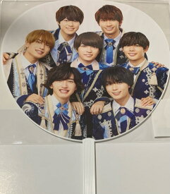 【新品】なにわ男子 ・2022 【公式うちわ】・集合・ジャニーズカウントダウン　2022-2023 ☆☆Countdown Concert Tokyo　Dome☆最新コンサート会場販売グッズ　カウコン