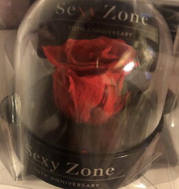 【新品】SEXY ZONE　(セクゾ)・【記念品　薔薇　オーナメント】・Sexy Zone 記念品 デビュー 10周年 セクゾ /FC会員限定・Aniversary tour 2021　・・最新グッズ