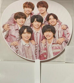 【新品】なにわ男子 ・【公式うちわ】・集合・ジャニーズカウントダウン　2021-2022　☆☆Countdown Concert Tokyo　Dome☆最新コンサート会場販売グッズ