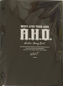 @yViz2025 WEST. Wj[YWEST ytH_z@@WEST. LIVE TOUR 2025 A.H.O. -Audio Hang Out-.@RT[g̔ObY@z_[@tH_[