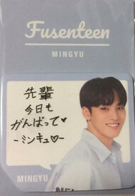 【新品】SEVENTEEN 2018 ・【ふせんてぃーん】・MINGYU (ミンギュ)・JAPAN ARENA TOUR ‘SVT’ 大阪城ホール セブンティーン・最新コンサート会場販売・・