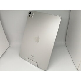 【中古】Apple 国内版 【SIMフリー】 11インチ iPad Pro（M4/2024） 256GB シルバー 標準ガラス MVW23J/A【OSU301】保証期間1ヶ月【ランクB】