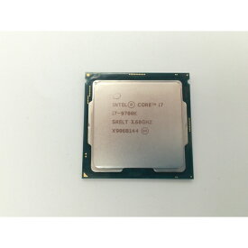 【中古】Intel Core i7-9700K (3.6GHz/TB:4.9GHz/SRELT/P0) bulk LGA1151/8C/8T/L3 12M/UHD630/TDP95W【静岡】保証期間1週間