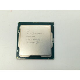 【中古】Intel Core i7-9700K (3.6GHz/TB:4.9GHz/SRELT/P0) bulk LGA1151/8C/8T/L3 12M/UHD630/TDP95W【静岡】保証期間1週間