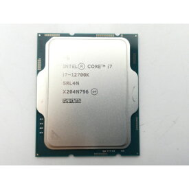 【中古】Intel Core i7-12700K(3.6GHz) Box LGA1700/12C(P:8C/E:4C)/20T/L3 25M/UHD770/PBP125W【DS秋葉】保証期間1週間