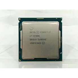 【中古】Intel Core i7-9700K (3.6GHz/TB:4.9GHz/SRG15/R0) bulk LGA1151/8C/8T/L3 12M/UHD630/TDP95W【大阪本店】保証期間1週間