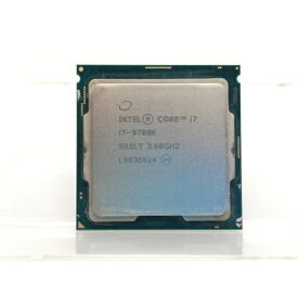 【中古】Intel Core i7-9700K (3.6GHz/TB:4.9GHz/SRELT/P0) bulk LGA1151/8C/8T/L3 12M/UHD630/TDP95W【大阪本店】保証期間1週間