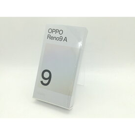 【未使用】Oppo ymobile 【SIMフリー】 OPPO Reno9 A ムーンホワイト 8GB 128GB A301OP【吉祥寺南口】保証期間3ヶ月