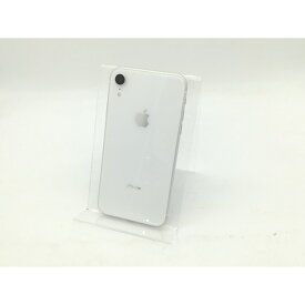 【中古】Apple au 【SIMロック解除済み】 iPhone XR 64GB ホワイト MT032J/A【吉祥寺南口】保証期間1ヶ月【ランクB】