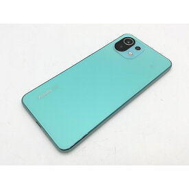 【中古】Xiaomi 国内版 【SIMフリー】 Mi 11 Lite 5G ミントグリーン 6GB 128GB M2101K9R【立川フロム中武】保証期間1ヶ月【ランクA】