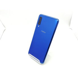 【中古】SAMSUNG 楽天モバイル 【SIMフリー】 Galaxy A7 SM-A750C 4GB 64GB ブルー【立川フロム中武】保証期間1ヶ月【ランクB】