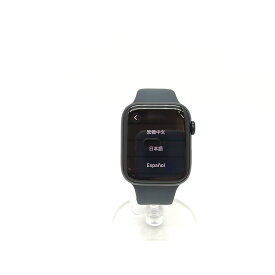 【中古】Apple Apple Watch Series8 45mm GPS ミッドナイトアルミニウムケース/ミッドナイトスポーツバンド MNP13J/A【立川フロム中武】保証期間1ヶ月【ランクA】