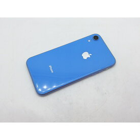 【中古】Apple SoftBank 【SIMロック解除済み】 iPhone XR 128GB ブルー MT0U2J/A【立川フロム中武】保証期間1ヶ月【ランクB】