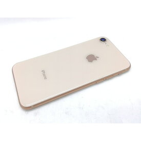 【中古】Apple au 【SIMロック解除済み】 iPhone 8 64GB ゴールド MQ7A2J/A【立川フロム中武】保証期間1ヶ月【ランクB】