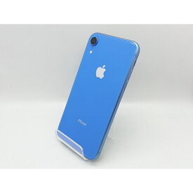 【中古】Apple au 【SIMロック解除済み】 iPhone XR 64GB ブルー MT0E2J/A【立川フロム中武】保証期間1ヶ月【ランクB】