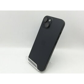 【中古】Apple au 【SIMフリー】 iPhone 15 128GB ブラック MTMH3J/A【立川フロム中武】保証期間1ヶ月【ランクA】