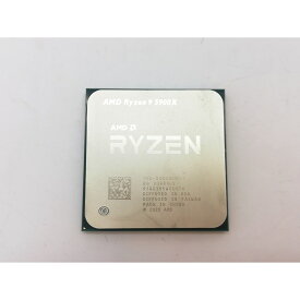 【中古】AMD Ryzen 9 5900X (3.7GHz/TC:4.8GHz) BOX AM4/12C/24T/L3 64MB/TDP105W【立川フロム中武】保証期間1週間
