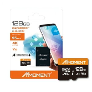 yVizMOMENT yM83zMOMENT MM13-128GB MicroSDXC UHS-I Class10 R-95yr1ځzۏ؊1T
