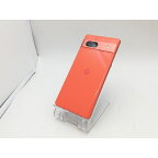 【中古】Google 国内版 【SIMフリー】 Pixel 7a コーラル 8GB 128GB G82U8【ECセンター】保証期間1ヶ月【ランクA】