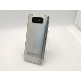 【中古】ASUS 国内版 【SIMフリー】 Zenfone 8 Flip グレイシアシルバー 8GB 128GB ZS672KS-SL128S8【ECセンター】保証期間1ヶ月【ランクB】