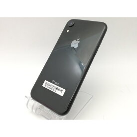 【中古】Apple au 【SIMロック解除済み】 iPhone XR 64GB ブラック MT002J/A【ECセンター】保証期間1ヶ月【ランクB】