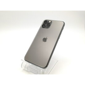 【中古】Apple au 【SIMロック解除済み】 iPhone 11 Pro 256GB スペースグレイ MWC72J/A【ECセンター】保証期間1ヶ月【ランクB】