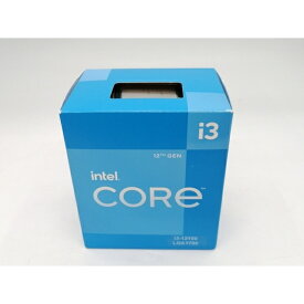 【未使用】Intel Core i3-12100(3.3GHz) Box LGA1700/4C(P:4C/E:0C)/8T/L3 12M/UHD730/PBP60W【ECセンター】保証期間1週間