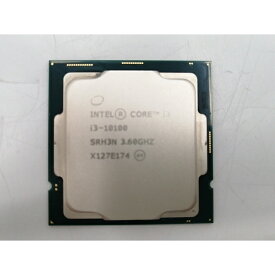 【中古】Intel Core i3-10100 (3.6GHz/TB:4.3GHz) bulk LGA1200/4C/8T/L3 7M/UHD630/TDP65W【ECセンター】保証期間1週間