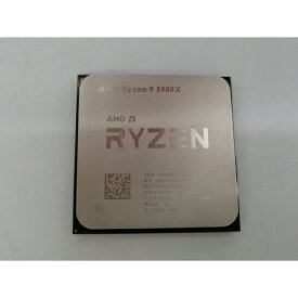 【中古】AMD Ryzen 9 5900X (3.7GHz/TC:4.8GHz) BOX AM4/12C/24T/L3 64MB/TDP105W【ECセンター】保証期間1週間