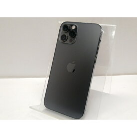 【中古】Apple au 【SIMロック解除済み】 iPhone 12 Pro 256GB グラファイト MGM93J/A【仙台イービーンズ】保証期間1ヶ月【ランクB】