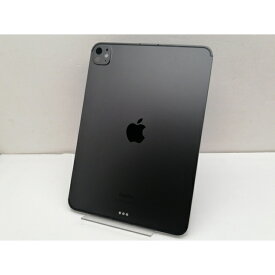 【中古】Apple 国内版 【SIMフリー】 11インチ iPad Pro（M4/2024） 256GB スペースブラック 標準ガラス MVW13J/A【仙台イービーンズ】保証期間1ヶ月【ランクB】