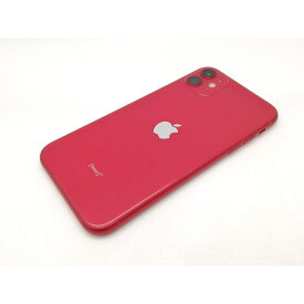 【中古】Apple SoftBank 【SIMロック解除済み】 iPhone 11 64GB (PRODUCT)RED MWLV2J/A【鹿児島中町】保証期間1ヶ月【ランクA】