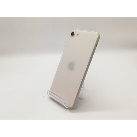 【中古】Apple au 【SIMフリー】 iPhone SE（第3世代） 64GB スターライト MMYD3J/A【福岡天神】保証期間1ヶ月【ランクB】