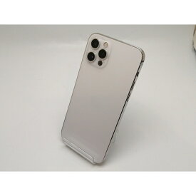 【中古】Apple au 【SIMロック解除済み】 iPhone 12 Pro 256GB シルバー MGMA3J/A【津田沼】保証期間1ヶ月【ランクB】
