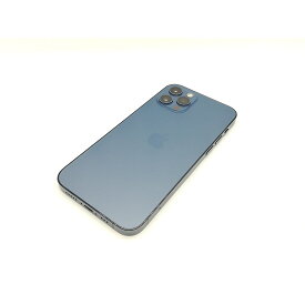 【中古】Apple docomo 【SIMロック解除済み】 iPhone 12 Pro 128GB パシフィックブルー MGM83J/A【高崎モントレー】保証期間1ヶ月【ランクB】