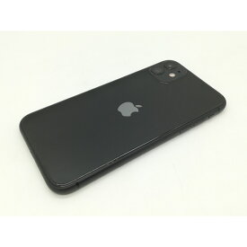 【中古】Apple SoftBank 【SIMロック解除済み】 iPhone 11 128GB ブラック MWM02J/A【高崎モントレー】保証期間1ヶ月【ランクB】