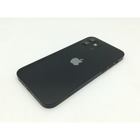 【中古】Apple au 【SIMロック解除済み】 iPhone 12 64GB ブラック MGHN3J/A【高崎モントレー】保証期間1ヶ月【ランクB】